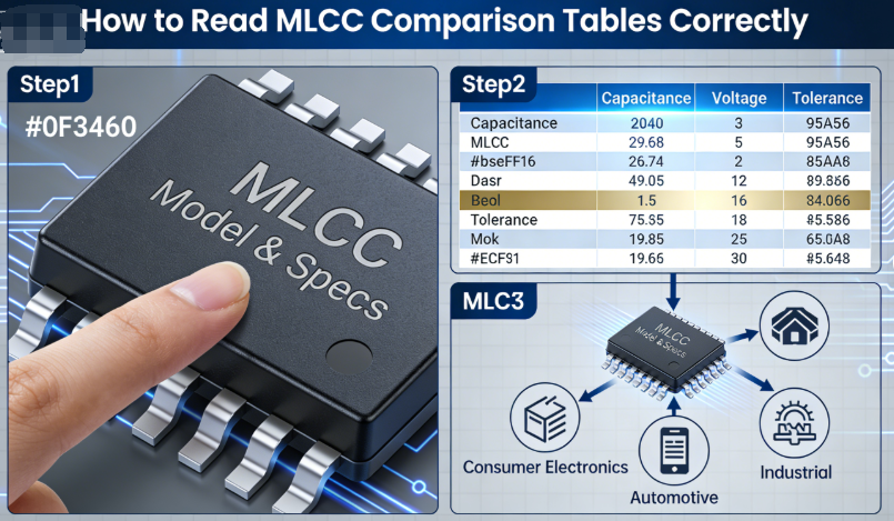Pain Points When Using High-End Ceramic MLCC Comparison Tables How to Read Compare Correctly